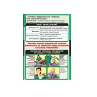 ОБЖ Правила оказания первой медицинской помощи (комплект таблиц) - «globural.ru» - Нижний Новгород