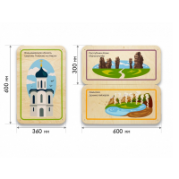 Набор стеновых панелей «Памятные места России - Владимир, Республика Коми, Камчатка» - «globural.ru» - Нижний Новгород
