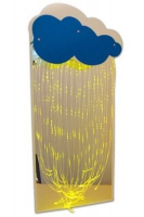 Зеркальное панно с фибероптическими нитями и Облаком - «globural.ru» - Нижний Новгород