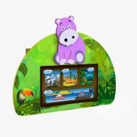 Сенсорный настенный коррекционно-развивающий комплекс "Бегемотик" - «globural.ru» - Нижний Новгород