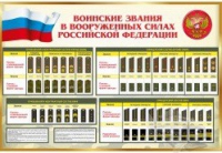 Стенд "Воинские звания в вооруженных силах российской федерации" - «globural.ru» - Нижний Новгород