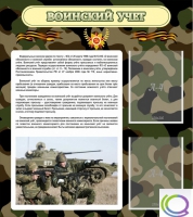 Стенд "Воинский учет" (вариант 2) - «globural.ru» - Нижний Новгород