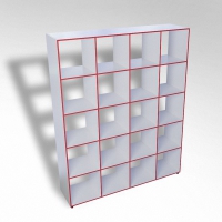 Шкаф открытый многосекционный ТР20 ЛДСП - «globural.ru» - Нижний Новгород