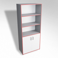 Шкаф широкий открытый с закрытой тумбой ТР2 ЛДСП - «globural.ru» - Нижний Новгород