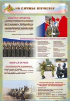 Стенд "На службе Отечеству" (вариант 1) - «globural.ru» - Нижний Новгород