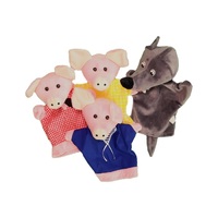 Набор перчаточных кукол к сказке "Три поросенка" - «globural.ru» - Нижний Новгород