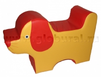 Напольная игрушка "Собака" с аппликацией (ВИК) - «globural.ru» - Нижний Новгород