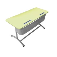 Стол ученический двухместный  "Асташка -2" с наклоном столешницы  - «globural.ru» - Нижний Новгород