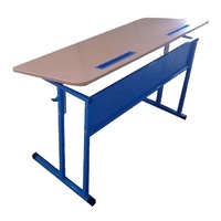 Стол ученический двухместный с регулировкой наклона столешницы - «globural.ru» - Нижний Новгород