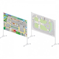 Магнитный стенд двусторонний "Азбука дорожного движения ПДД" - «globural.ru» - Нижний Новгород