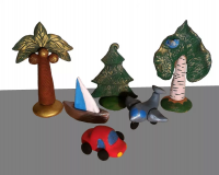 Набор стилизованных глиняных фигурок для песочной терапии - «globural.ru» - Нижний Новгород