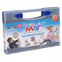 Магнитный конструктор Супермаг. Базовый набор 5-7 лет - «globural.ru» - Нижний Новгород