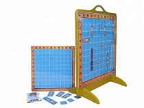 Панно магнитно-маркерное "Морской бой" с комплектом тематических магнитов - «globural.ru» - Нижний Новгород