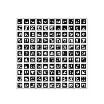 Поле aruco-меток, не бликующая поверхность 101 метка - «globural.ru» - Нижний Новгород