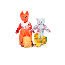 Набор шагающих кукол к сказке "Кот, Петух и Лиса" - «globural.ru» - Нижний Новгород