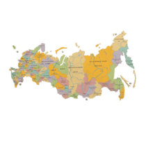 Административная карта России из дерева на стену "Родина моя" 900×511×30мм - «globural.ru» - Нижний Новгород