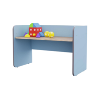 Стол для речевых игр из коллекции «НЕГА» (цвет голубой) - «globural.ru» - Нижний Новгород