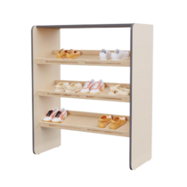 Полка для обуви во входную группу из коллекции мебели «НЕГА» (цвет бежевый) - «globural.ru» - Нижний Новгород