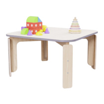 Квадратный растущий стол из коллекции «НЕГА» р.гр. 2-3 (цвет бежевый) - «globural.ru» - Нижний Новгород