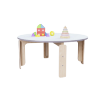 Круглый растущий стол из коллекции «НЕГА» р.гр. 2-3 (цвет голубой) - «globural.ru» - Нижний Новгород