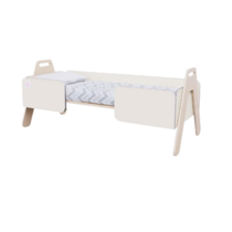 Кровать детская из коллекции «НЕГА» (цвет бежевый) - «globural.ru» - Нижний Новгород