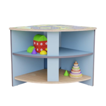 Угловое место для хранения из коллекции «НЕГА» (голубой) - «globural.ru» - Нижний Новгород