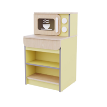 Модуль с микроволновкой из коллекции «НЕГА» (желтый) - «globural.ru» - Нижний Новгород