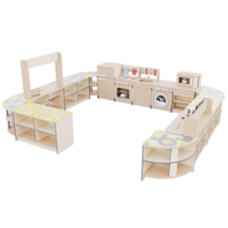 Игровая зона «Островок мастеров» из коллекции мебели «НЕГА» (бежевый) - «globural.ru» - Нижний Новгород