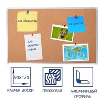 Доска пробковая 1200х900 - «globural.ru» - Нижний Новгород