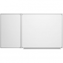 Доска магнитно-маркерная настенная двухэлементная белая полимерная - «globural.ru» - Нижний Новгород