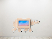 «Медведь» -Декоративная сенсорная панель 32" - «globural.ru» - Нижний Новгород