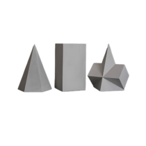 Набор гипсовых геометрических тел (15 штук) - «globural.ru» - Нижний Новгород