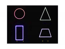 Интерактивная панель "Цветные фигуры-4" (вариант 1) - «globural.ru» - Нижний Новгород