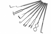 Комплект массажных логопедических зондов на толстых ручках с накаткой (по Новиковой Е.В.). Основной комплект из 8-ми зондов - «globural.ru» - Нижний Новгород