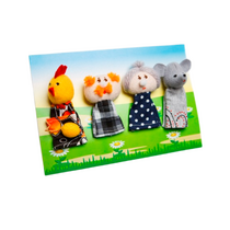 Набор пальчиковых кукол к сказке "Курочка Ряба" - «globural.ru» - Нижний Новгород