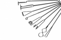 Комплект массажных логопедических зондов с витыми ручками мини Новикова Е.В. (8 штук) - «globural.ru» - Нижний Новгород