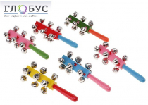 Набор "Погремушка с колокольчиками и ручкой" - «globural.ru» - Нижний Новгород