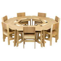 Комплект детских столов и стульев для детей с 3 до 7 лет (7 комплектов) - «globural.ru» - Нижний Новгород