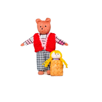 Набор шагающих кукол к сказке "Маша и медведь" - «globural.ru» - Нижний Новгород