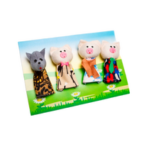 Набор пальчиковых кукол к сказке "Три поросенка" - «globural.ru» - Нижний Новгород