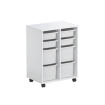 Тумба мобильная для пособий (белый) - «globural.ru» - Нижний Новгород