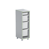 Стеллаж с лотками Робик 001 (серый) - «globural.ru» - Нижний Новгород