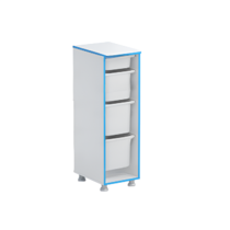 Стеллаж с лотками Робик 001 (белый) - «globural.ru» - Нижний Новгород