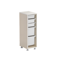 Стеллаж с лотками Робик 001 (дуб молочный) - «globural.ru» - Нижний Новгород