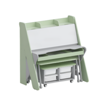 Набор мебели «Конструкторское бюро» (серый/фисташковый) - «globural.ru» - Нижний Новгород