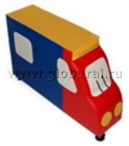 Напольная мягкая игрушка "Грузовик" каталка - «globural.ru» - Нижний Новгород