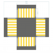 Имитация четырехстороннего перекрестка 5,5*4,5 м - «globural.ru» - Нижний Новгород