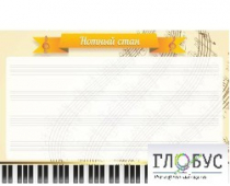 Стенд "Нотный стан" - «globural.ru» - Нижний Новгород