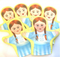 Набор кукол - рукавичек  "Эмоции. Девочки" - «globural.ru» - Нижний Новгород