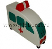 Напольная мягкая игрушка «Скорая помощь» каталка - «globural.ru» - Нижний Новгород